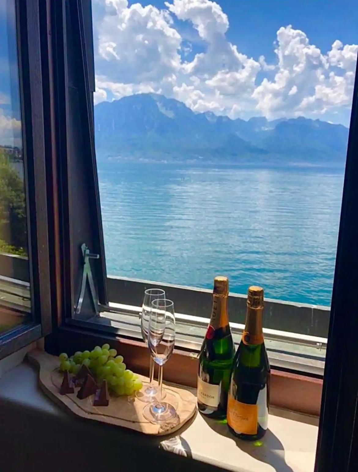 Montreux Riviera Suite Waterfront 3 Bedrooms Private Parking Exterior foto
